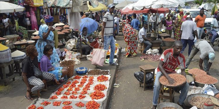 Grogne au marché central de Douala
