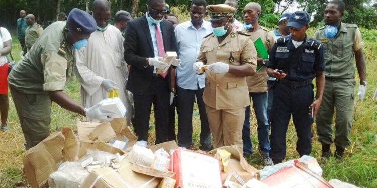 Consignment of Contraband drugs destroyed in Bafoussam