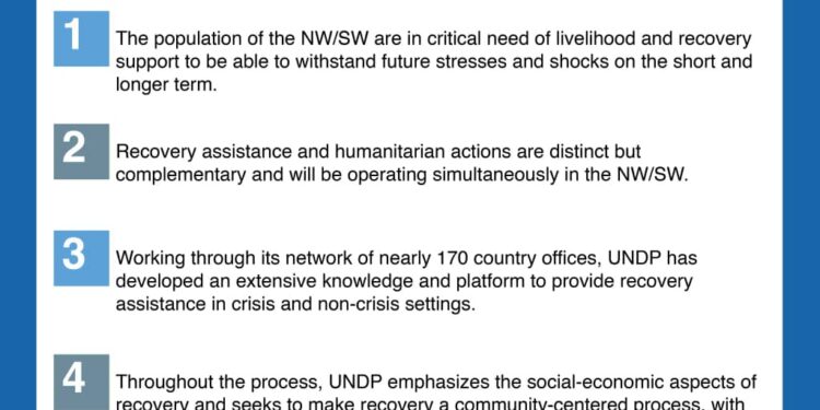 Cameroon: UNDP’s Recovery Programme, NW/SW Regions