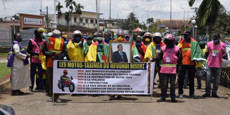 Yaounde: Bike Riders, Hawkers Tackle Kamto’s Protest
