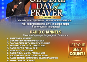 Global Day of Prayer: Mobilisation From Cameroon