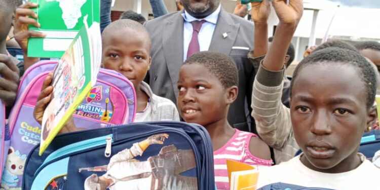 Hon. Ngala Gerard Takes Children to School in Grand Style