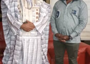 Hon. Agho Oliver Meets With HRM Vutsiboung Benjamin Vubangsi of Kedjom Keku