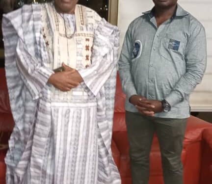 Hon. Agho Oliver Meets With HRM Vutsiboung Benjamin Vubangsi of Kedjom Keku