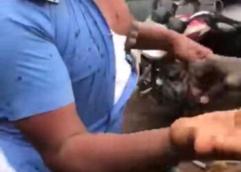 Police Officer beaten by population