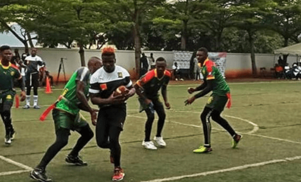 Cameroon American Football in action