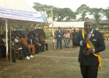 Hon. Ngala Gerard at ceremony in Douala