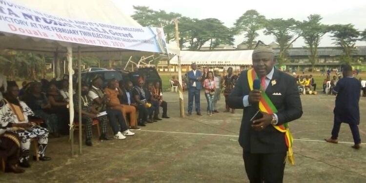 Hon. Ngala Gerard at ceremony in Douala