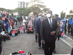 MinAT Boss, Paul Atanga Nji with Yaounde Authorities