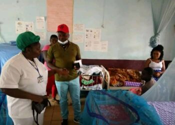 MP for Bafut-Tubah Constituency, Hon. Agho Oliver at the Tubah District Hospital