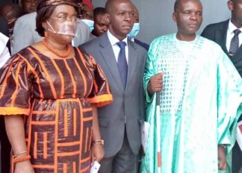 Officials at the inauguration ceremony