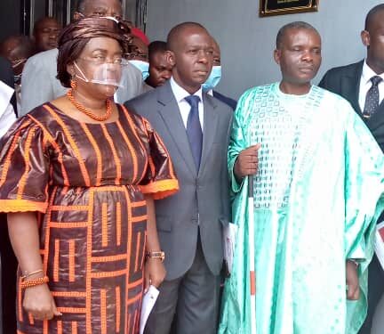 Officials at the inauguration ceremony