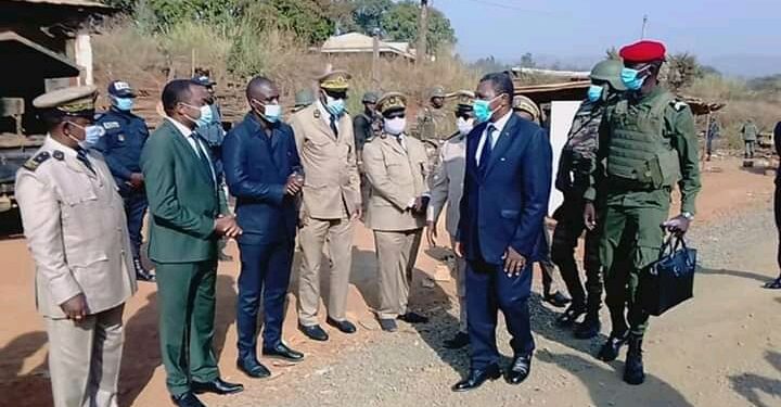 Minister Paul Atanga Nji, on a working visit to the North West region.