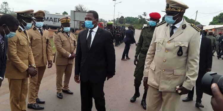 Minister Paul Atanga Nji received in Garoua Boulai, East region