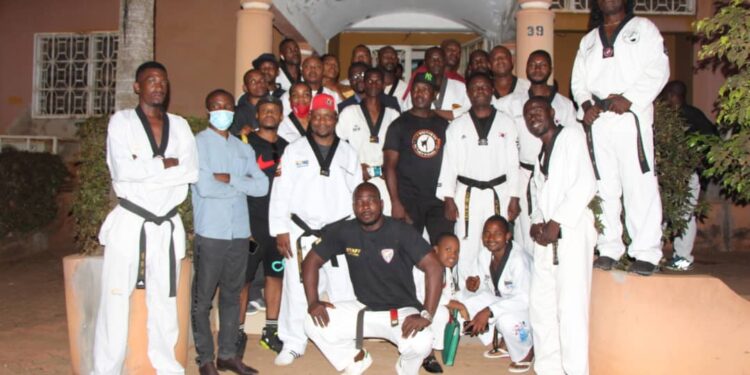 Promoters of 237 Brothers in Taekwondo USA in picture with beneficiary Club Promoters