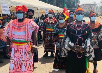 Pioneer Regional Executive Bureau for North West, installed by Governor Adolphe Lele L'Afrique