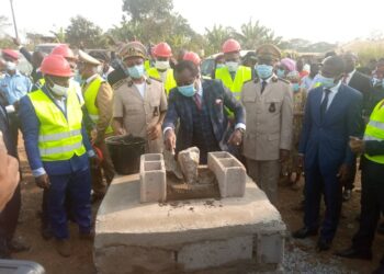 Laying of the foundation stone for the construction of the modern primary schools