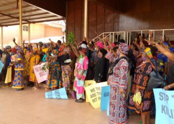 North West Queen mothers at the Bamenda Grand Stand