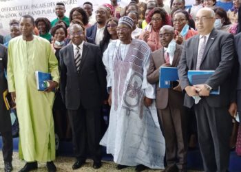 Group photo at the end of the launch in Yaounde.