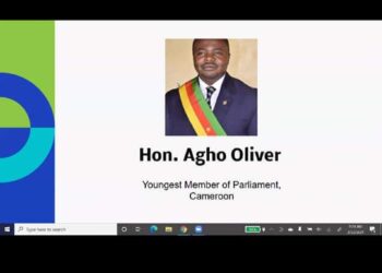 Youngest Member of Parliament in Cameroon, Hon. Agho Oliver