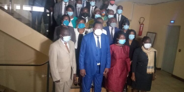 Group photo after the awareness raising workshop on the recommendations of the Committee on Economic, Social and Cultural Rights