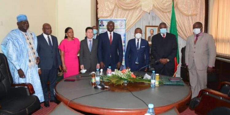 Group photo after the signing ceremony of the Memo