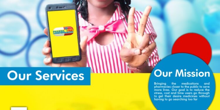 Mobile health application to track pharmacies