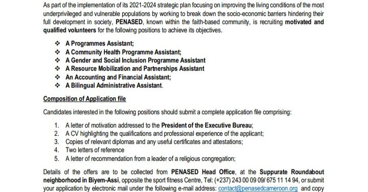 Official Release from PENASED