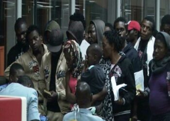 Cameroonian illegal migrant repatriated from Libya in 2017 ( Credit CRTV)