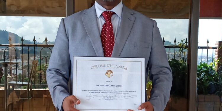 Dr. Eric Mulumba Zozo, engaged in the fight against poverty and promotion of human capital