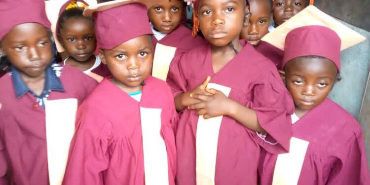 Pupils of Unity Nursery and Primary School, Bambui
