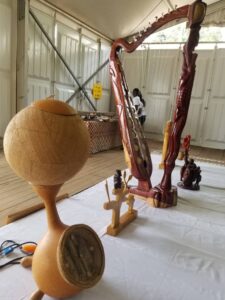 Some arts works (furniture) presented to the public at the fair