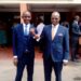 REJODDEL President, Demitrio Wouassom (L), and BUNEC Boss Alexandre Marie YOMO (R)