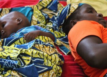 A sick mother with her malnourished child in Cameroon's Far North region (Credit: Reliefweb)
