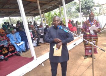 Hon. Agho Oliver spearheading the fundraiser in Bambili