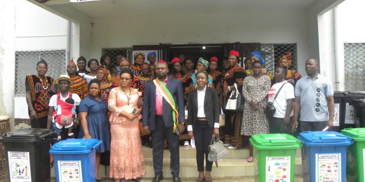 Officials and participants at the launch in Limbe