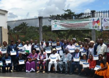 Group photo at the end of the training