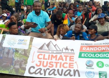 At Climate Justice Caravan: Green Development Advocate, Advocates for Concrete Actions