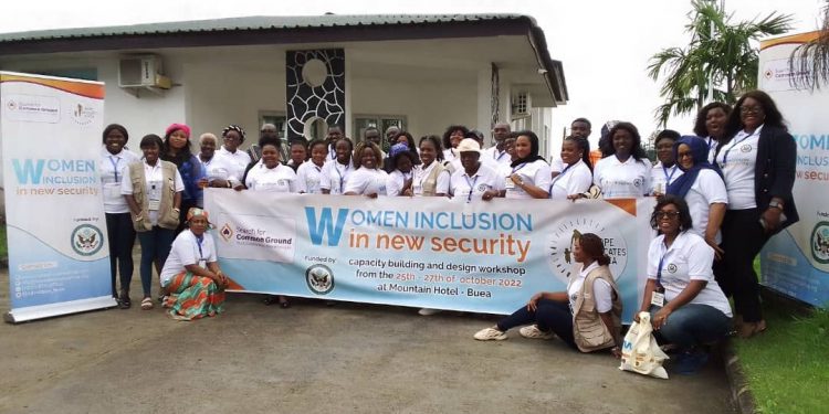 Participants at the end of the joint strategic workshop in Mountain Hotel Buea