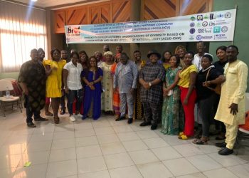 Officials and participants at the Yaounde workshop