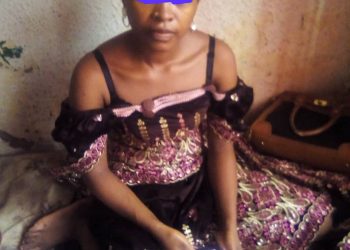 Marie Prisca on one of the hospital beds