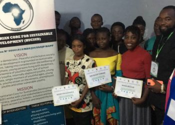 Participants at the training workshop