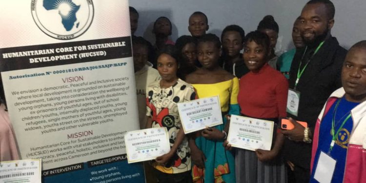 Participants at the training workshop