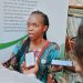 Mbole Veronique, environmentalist at Green Development Advocate (GDA), explaining the UN declaration to the press in Yaounde