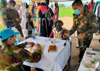 UNMISS peacekeepers from Bangladesh build hope through community assistance