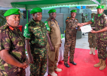 Atmis fetes outgoing staff officers for advancing mission objectives