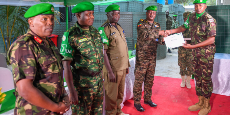 Atmis fetes outgoing staff officers for advancing mission objectives