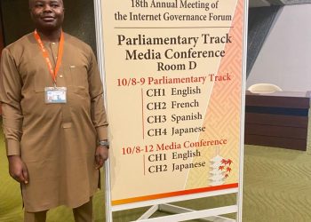 Hon. Agho Oliver shines Cameroon’s light at UN internet governance forum in Japan 