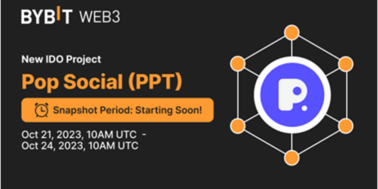 Bybit Web3 IDO Adds Pop Social (PPT) to Its Roster, Enabling Access to the Ultimate Web3 AI Social Experience
