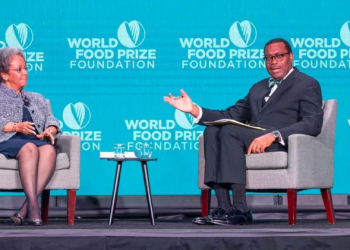 Do not overlook Africa’s trillion-dollar food and agribusiness sector, African Development Bank chief tells investors at World Food Prize Dialogue